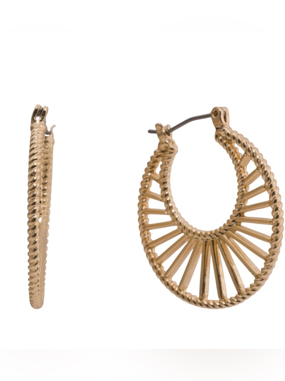 Patricia Nash Open Wire Hoop Earrings